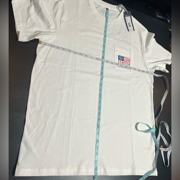 Vineyard Vines Baseball Flag Pocket Tee - Picture 9 of 11